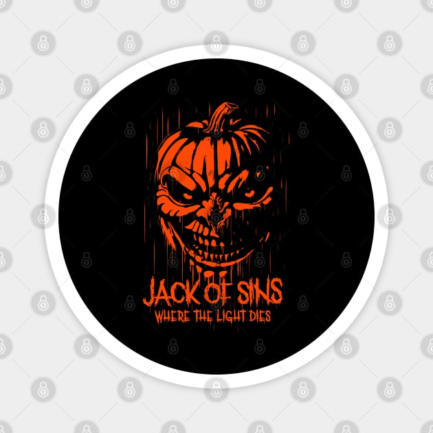 JACK OF SINS Magnet by artslaves